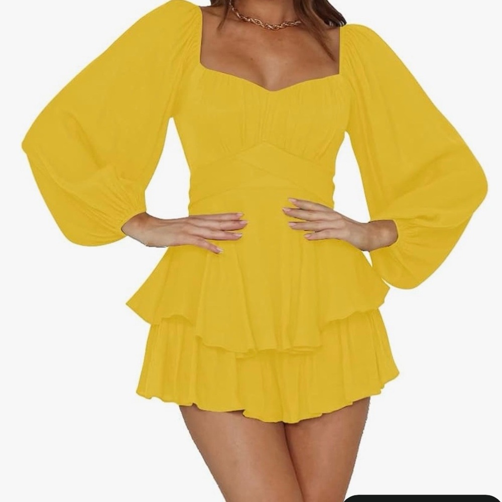 Yellow Romper for Spring